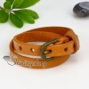 genuine leather two layer double layer snap wrap bracelets design C