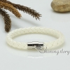 genuine leather woven bracelet wristbands bracelets magnetic buckle snap bracelets for men and women design A