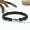 genuine leather woven bracelet wristbands bracelets magnetic buckle snap bracelets for men and women design C