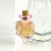 glass vial pendant for necklace ash holder jewelry for ashes pet cremation urns for dogs design E