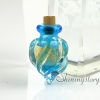 glass vial pendant for necklace ash holder jewelry for ashes pet cremation urns for dogs design F