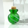 glass vial pendant for necklace small urns for ashes keepsake jewellery for ashes design E