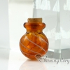 glass vial pendant for necklace small urns for ashes keepsake jewellery for ashes design G