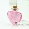 handmade murano glass perfume bottle for necklace small urn for necklace pendant for ashes design C