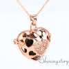heart locket aromatherapy locket chain locket gold open heart locket necklace design C