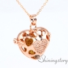 heart locket aromatherapy locket chain locket gold open heart locket necklace design E