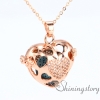 heart locket aromatherapy locket chain locket gold open heart locket necklace design F
