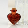 heart murano glass handmade murano glassglass bottle for necklacesmall urns for ashespet urn jewelry design D