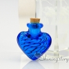 heart murano glass handmade murano glassglass bottle for necklacesmall urns for ashespet urn jewelry design E