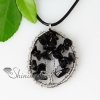 heart oblong round semi precious stone agate necklaces pendants jewelry design A
