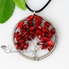 heart oblong semi precious stone red coral necklaces pendants jewelry design D