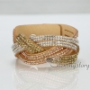high quality slake bracelets rhinestone crystal bracelets blingbling multi layer wrap bracelets design C