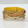 high quality slake bracelets rhinestone crystal bracelets blingbling multi layer wrap bracelets design G