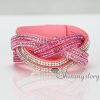 high quality slake bracelets rhinestone crystal bracelets blingbling multi layer wrap bracelets design H