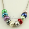 imitation pearl beads for fit charms bracelets assorted