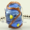 lampwork glass big hole beads for fit charms bracelets assorted