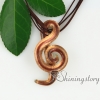 lampwork murano glass glitter swirled with lines stripe snake necklaces with pendants design E
