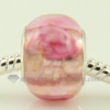 luminous flower murano glass beads for fit charms bracelets assorted