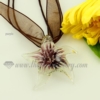 luminous starfish lampwork murano glass necklaces pendants jewelry purple