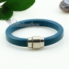 many color genuine leather wristbands toggle bracelets unisex design D