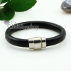 many color genuine leather wristbands toggle bracelets unisex design F