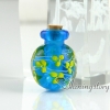 miniature glass bottles cremation ashes jewelry urn keepsake jewelry for ashes design B