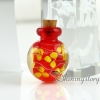 miniature glass bottles cremation ashes jewelry urn keepsake jewelry for ashes design F