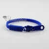 mix color acrylic zipper warp braclets dark blue