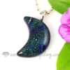 moon handmade dichroic glass necklaces pendants jewelry assorted