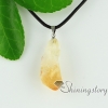 natural amethyst citrine rough stone necklaces pendants design F
