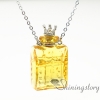 oblong essential oil necklace diffusers perfume pendant diffuser essential oils jewelry miniature glass bottles design A