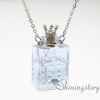 oblong essential oil necklace diffusers perfume pendant diffuser essential oils jewelry miniature glass bottles design E