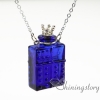oblong essential oil necklace diffusers perfume pendant diffuser essential oils jewelry miniature glass bottles design F