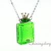 oblong luminous diffuser necklaces wholesale diffuser bracelet essential oils jewelry necklace vials design B