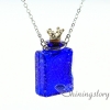 oblong luminous diffuser necklaces wholesale diffuser bracelet essential oils jewelry necklace vials design C