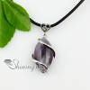 olive rose quartz amethyst semi precious stone necklaces pendants design A