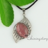 olive rose quartz semi precious stone openwork necklaces with pendants design B