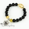 openwork aromatherapy locket essential oil diffuser bracelet natural lava stone beads bracelets design C