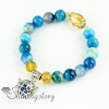 openwork aromatherapy locket essential oil diffuser bracelet natural lava stone beads bracelets design D