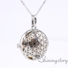 openwork aromatherapy necklace diffuser lockets wholesale diffuser jewelry essential oil pendant necklace design D