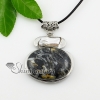 oval oblong agate turquoise tigereye glass opal semi precious stone freshwater pearl necklaces pendants design E