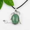 oval opal jade amethyst rose quartz tigereye semi precious stone necklaces pendants design B