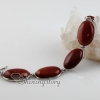 oval semi precious stone agate rose quartz charm toggle bracelets jewelry design C