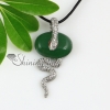 oval snake tiger's eye rose quartz amethyst glass opal jade natural semi precious stone necklaces pendants design A
