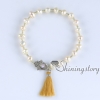 pearl jewellery gold and pearl bracelet boho bracelets tassel bracelet beaded bracelets with tassels design E