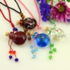 necklace vials for ashes essential oil diffuser necklaces wholesale supplier italian murano glass jewellery assorted