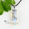 phoenix dragon rose quartz amethyst glass opal tigereye jade semi precious stone necklaces pendants design E