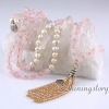 real pearl necklace hindu chinese buddhist prayer beads 108 mala bead necklace buddist meditation beads white pearl jewellery design C
