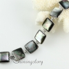 round teardrop oval sea water black oyster shell mother of pearl toggle charms bracelets design C