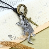 scorpion leather long chain pendants necklaces design C